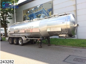Burg Chemie 31000 Liter, 4 Compartments, Steel suspension, Isolated, 4 Bar - Semirremolque cisterna