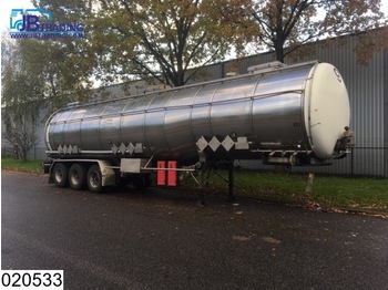 Burg Chemie 48600 Liter, Tank heater, ADR 28-11-2017,Max 4 Bar, 100c, 3 Compartments, Isolated - Semirremolque cisterna