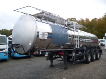 Clayton Food tank inox 23.5 m3 / 1 comp + pump - Semirremolque cisterna