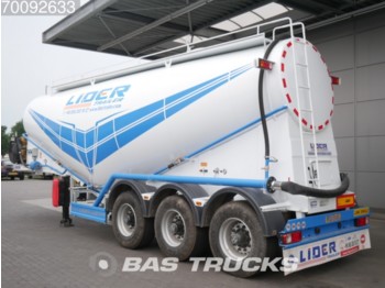 Lider 35m3 Cement Silo German Docs Liftachse C24 Compressor GENCom - Semirremolque cisterna