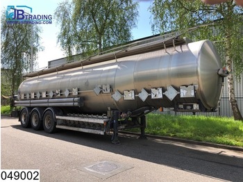Magyar Fuel RVS tank FUEL 40000 Liter, 9 Compartments, Hydraulic pump - Semirremolque cisterna