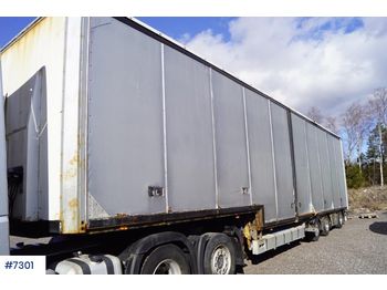  Narko 3 axle jumbo trailer with chapel - Semirremolque lona