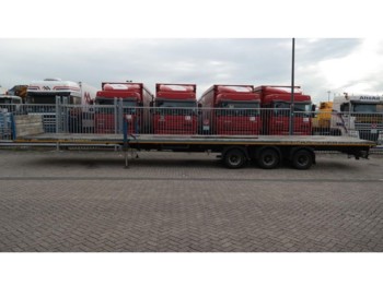 DESOT TURBO'S HOET 3 AXLE FLATBED TRAILER TWISTLOCKS - Semirremolque plataforma/ Caja abierta