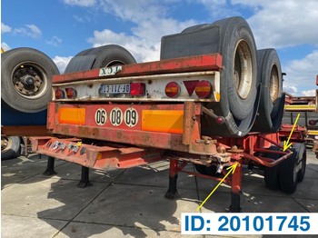 Semirremolque portacontenedore/ intercambiable Craven tasker Skelet 20 ft
