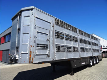 Pezzaioli SBA63 U/ 3 Stock !!! / LIFTACHSE/Hubdach  - Semirremolque transporte de ganado