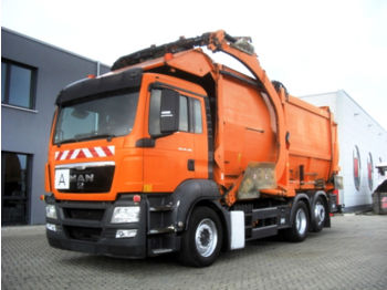 MAN TGS 26.320 6X2/MANUAL/Frontladegerät  - Camión de basura