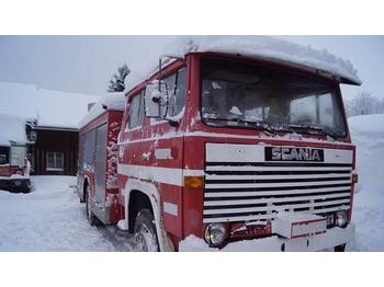 Scania 81 Brannbil EU-godkjent (motorredskap) SE VIDEO  - Camión de bomberos