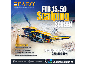 FABO FTB 1550 Mobile Scalping Screen - Trituradora móvil: foto 1