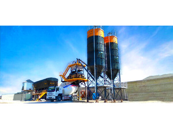 FABO COMPACT-120 CONCRETE PLANT | CONVEYOR TYPE | AVAILABLE IN STOCK - Planta de hormigón: foto 1