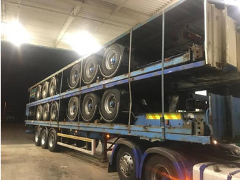 SDC 5 x SDC Tri axle Platform Flatbed trailer - Semirremolque plataforma/ Caja abierta: foto 1