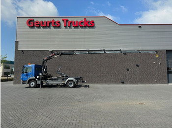 Mercedes-Benz Atego 1224 4X2 HIAB HAAKARM + HIAB 088 E-5 KRAAN - Camión multibasculante: foto 1