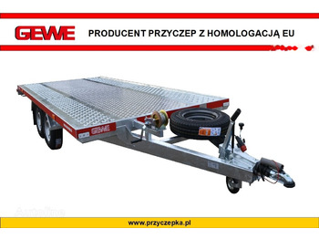 Gewe Laweta L3500 C/1 4,1 x 2,1 m - SUPER MOCNA - Remolque portavehículos: foto 1