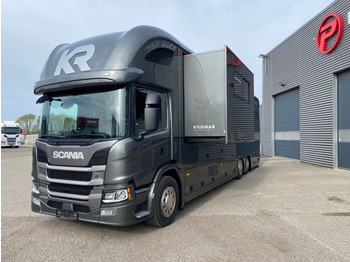 Scania P410 6x2 Lószállító (6) - Camión para caballos: foto 1
