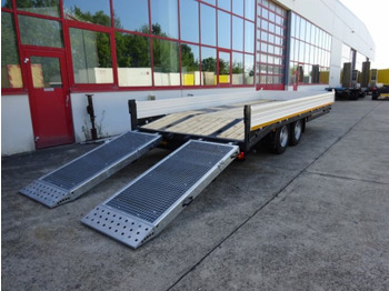 Remolque góndola rebajadas para transporte de equipos pesados nuevo Möslein TTT 13 6,2 BR Weiß  Neuer 13 t GG Tandemtieflader mit Breiten Rampen: foto 2