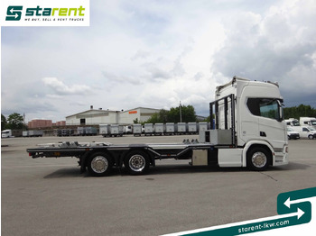 Camión portavehículos Scania R770 V8 Fahrzeugtransporter, Retarder, Seilwinde: foto 4