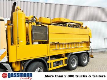 Barredora vial Mercedes-Benz Actros 3243 K 8x4/4, Müller Saug- und: foto 5