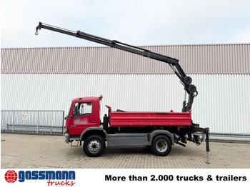 Camión volquete, Camión grúa Mercedes-Benz Atego 1523 AK 4x4, Heckkran Hiab 085-3,: foto 2 Camión volquete, Camión grúa Mercedes-Benz Atego 1523 AK 4x4, Heckkran Hiab 085-3,: foto 2