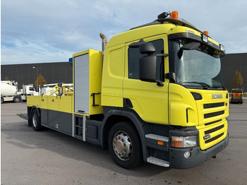 Camión caja abierta, Camión grúa Scania P400 LB 4x2 MLB Euro 5 - 324 tkm.: foto 2