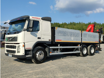 Camión caja abierta, Camión grúa Volvo FM 440 6x4 HDS FASSI F170 Składany w Literę Z: foto 2