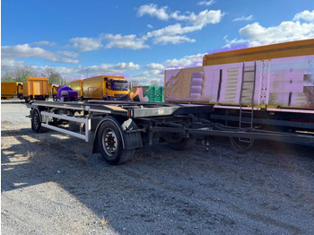 Remolque multilift/ Portacontenedores de cadenas Hüffermann 2-achs Abrollanhänger HAR 18.70 Containeranhänge: foto 2