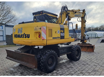 Excavadora de ruedas Komatsu PW 160-7, Bj 07, 7050 BH, hydr. VA, MS10, GLV: foto 4