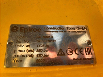 Cizalla de demolición para Maquinaria de construcción Epiroc Abbruchzange CC1600U: foto 4 Cizalla de demolición para Maquinaria de construcción Epiroc Abbruchzange CC1600U: foto 4