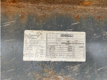 Remolque maderero Doll A105 Holzanhänger A105 Holzanhänger: foto 2