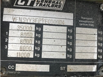 Semirremolque plataforma/ Caja abierta General Trailer SYY3FP SYY3FP Plattformauflieger, Liftachse: foto 3