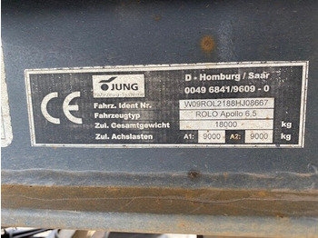 Remolque multilift/ Portacontenedores de cadenas Rolo Apollo 6,5 Rolo Apollo 6,5 Schlittenabroller: foto 5 Remolque multilift/ Portacontenedores de cadenas Rolo Apollo 6,5 Rolo Apollo 6,5 Schlittenabroller: foto 5