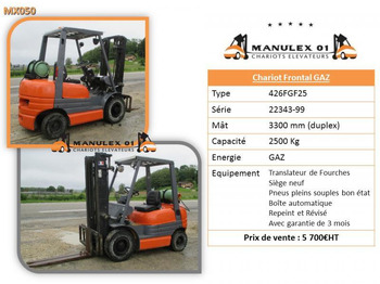 Carretilla elevadora Toyota 426FGF25: foto 5