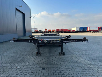 Semirremolque portacontenedore/ Intercambiable Burg 20FT ADR (EX/II, EX/III, FL, AT), Leeggewicht: 3.690kg, SAF INTRADISC, 2x liftaxle, ALCOA, NL-Chassis: foto 5