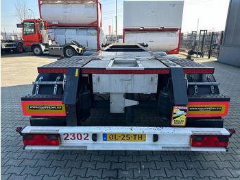 Semirremolque portacontenedore/ Intercambiable Burg 20FT ADR (EX/II, EX/III, FL, AT), empty weight: 3.690kg, SAF INTRADISC, 2x liftaxle, ALCOA, NL-Chassis, APK/ADR: 07-2025: foto 5