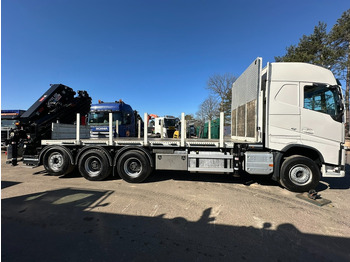 Camión caja abierta, Camión grúa Volvo FH 420 8x4 TRIDEM + KRAAN HIAB 408 E-8 HIPRO + WINCH - 63.000km ONLY - CREWCAB 4 SEATER - PLATFORM 7m - TOP CONDITION: foto 5