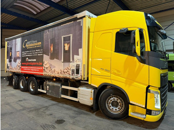 Camión lona Volvo FH 460 8x4 TRIDEM CURTAINSIDE BOX 8m50 / BDF / SILO COMPRESSOR - *FULL AIR* - EURO 6 - LIFT + STEERING AXLE - BE TRUCK: foto 3