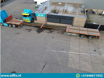 Semirremolque plataforma/ Caja abierta Faymonville 2-ass. Vlakke dubbel 2x uitschuifbare oplegger / 2x gestuurd: foto 2