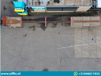 Semirremolque plataforma/ Caja abierta Faymonville 2-ass. Vlakke dubbel 2x uitschuifbare oplegger / 2x gestuurd: foto 3