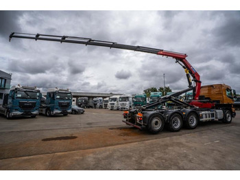 Camión multibasculante, Camión grúa Volvo FMX 430-8x4+HMF 2820/6xhydr.: foto 4 Camión multibasculante, Camión grúa Volvo FMX 430-8x4+HMF 2820/6xhydr.: foto 4