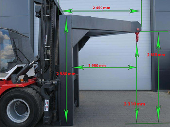Carretilla elevadora diésel Konecranes SMV15-1200C - Kranarm: foto 2