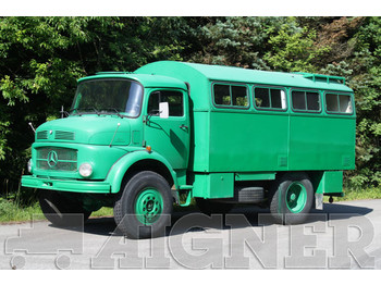 Camión caja cerrada Mercedes-Benz LA 911 4x4 Bereitschaftspolizei: foto 1