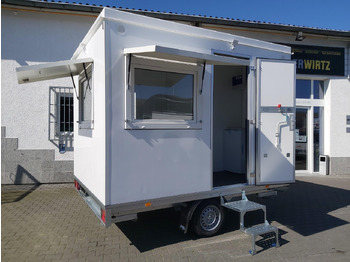 Remolque venta ambulante Mobiles Büro 310x220x220cm Tür + 3 Fenster + WC Raum (M) 1200kg: foto 5