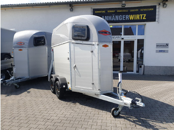 Remolque para caballos Pferdeanhänger Böckmann Champion UNO Esprit silver black Haube silber 1600kg Modell 2024: foto 3