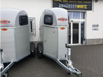 Remolque para caballos Pferdeanhänger Böckmann Champion UNO Esprit silver black Haube silber 1600kg Modell 2024: foto 2