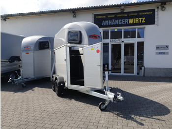 Remolque para caballos Pferdeanhänger Böckmann Champion UNO Esprit silver black Haube silber 1600kg Modell 2024: foto 5