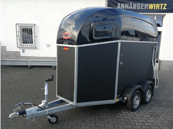 Remolque para caballos Pferdeanhänger Böckmann DUO Esprit silver black Haube schwarz 2400kg Modell 2024: foto 2