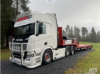 Cabeza tractora, Semirremolque góndola rebajadas Scania R500 Tractor unit with Doll S3L Trombone Trailer: foto 2