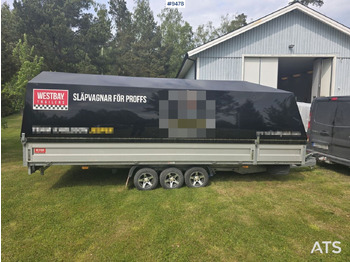 Remolque volquete Trailer Agados Adam 15 with tipper and winch: foto 3