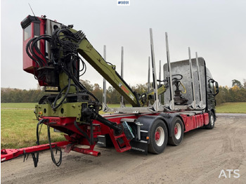 Camión forestal, Camión grúa Volvo FH64 R Timber truck, trailer and crane: foto 2