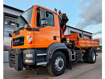 Camión volquete, Camión grúa nuevo MAN TGM 18.340 4x4 Palfinger PK12001 EH  Kran Euro5: foto 4