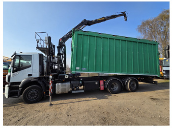 Camión volquete, Camión grúa IVECO STRALIS 420 6X2 TIPPER CRANE KESLA 17 TON 2 EXT STEERING REAR AXLE: foto 5