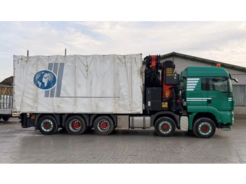 Camión grúa, Camión lona MAN TGS 35.480 10x6,E5,Palfinger PK92002+JIB+winch: foto 3 Camión grúa, Camión lona MAN TGS 35.480 10x6,E5,Palfinger PK92002+JIB+winch: foto 3